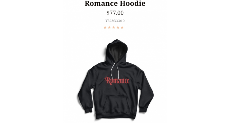 Romance 衛衣