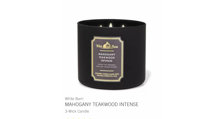 MAHOGANY TEAKWOOD INTENSE Candle