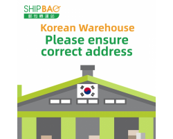 【Korean Warehouse】 Please ensure correct address 