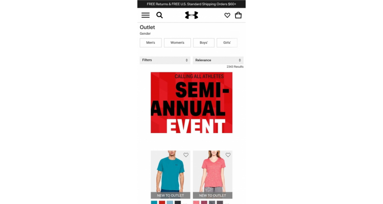  美國 Underarmour  upto 40% off