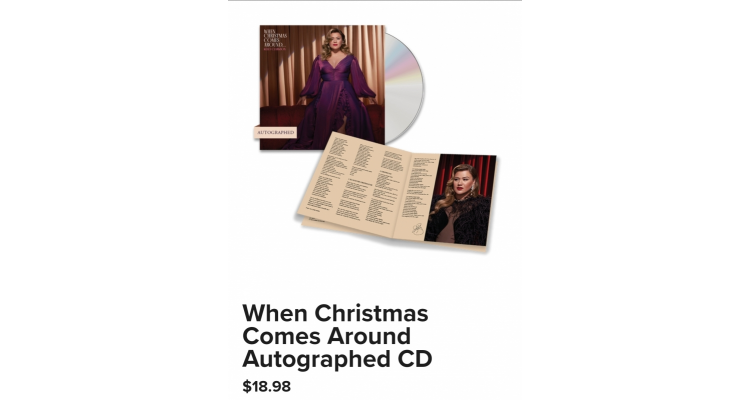 Kelly Clarkson簽名聖誕專輯