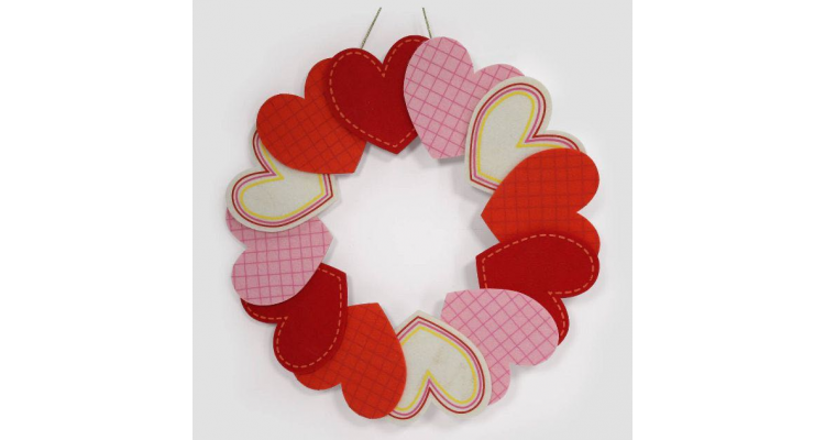 Valentine's Day Wreath