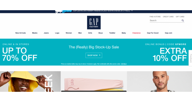 GAP Factory Sale