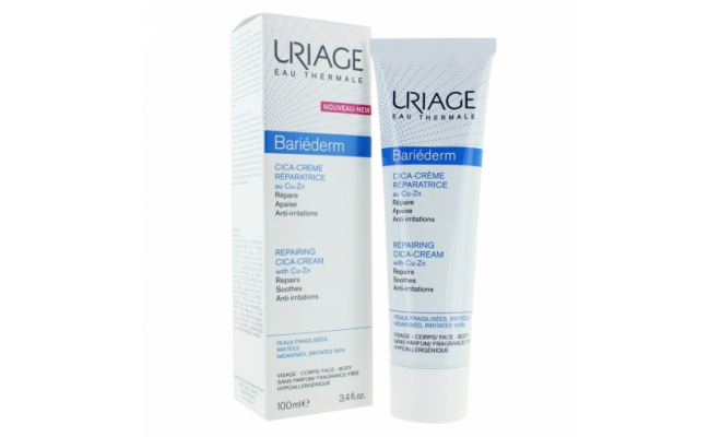 Uriage Bariederm Repairing Cica with Copper-Zinc 舒緩修護面霜 100mL
