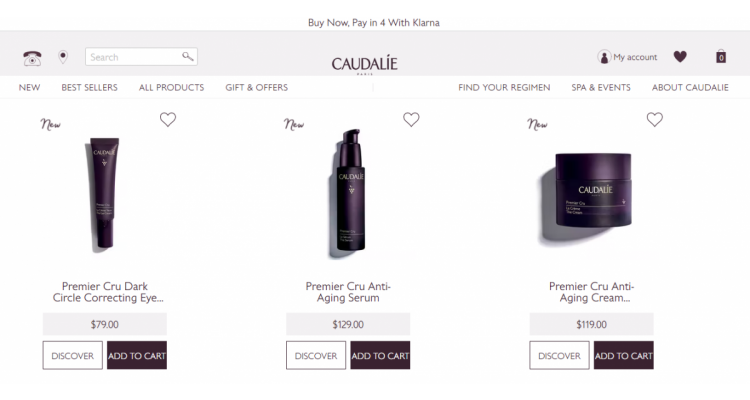 Caudalie訂單滿$150送價值$92豪禮含面部按摩儀