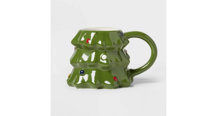 christmas tree mug