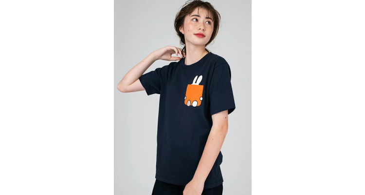 コラボレーションTシャツ/本とミッフィー(ミッフィー)