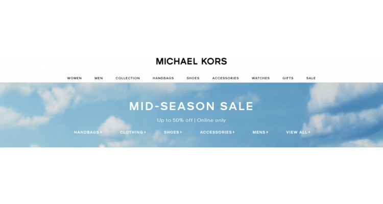 Michael Kors Midseason sales