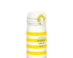 THERMOS 膳魔師保溫瓶黃色條紋 JNL-403-YBD 400ml