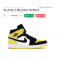 Air Jordan 1 Mid Yellow Toe Blac
