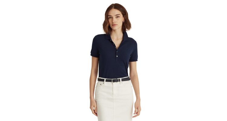 Petite Hint Of Stretch Polo Top