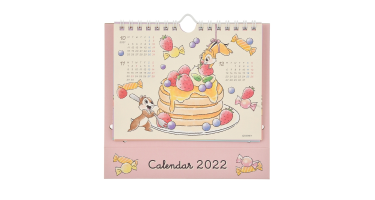 Disney Chip 'n' Dale 月曆 2022