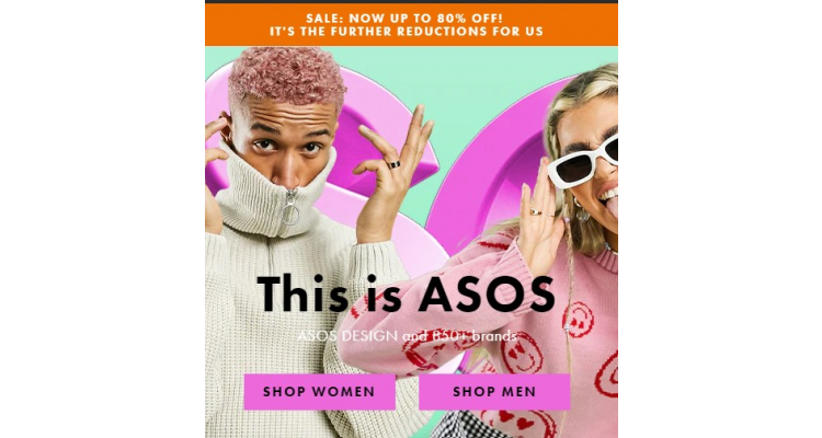 ASOS 低至2折