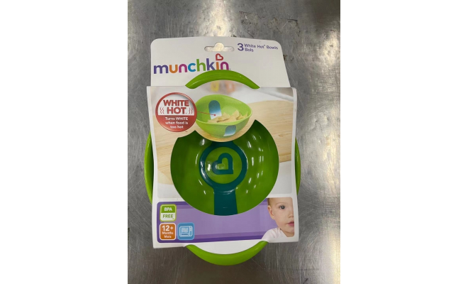 Munchkin 感溫幼兒餐碗（3件裝）