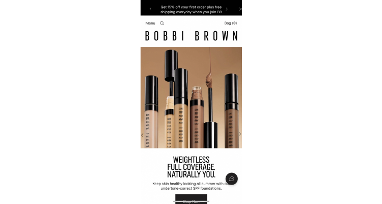 Bobbi Brown Cosmetics 特價
