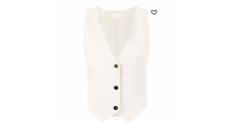 Lucette buttoned vest