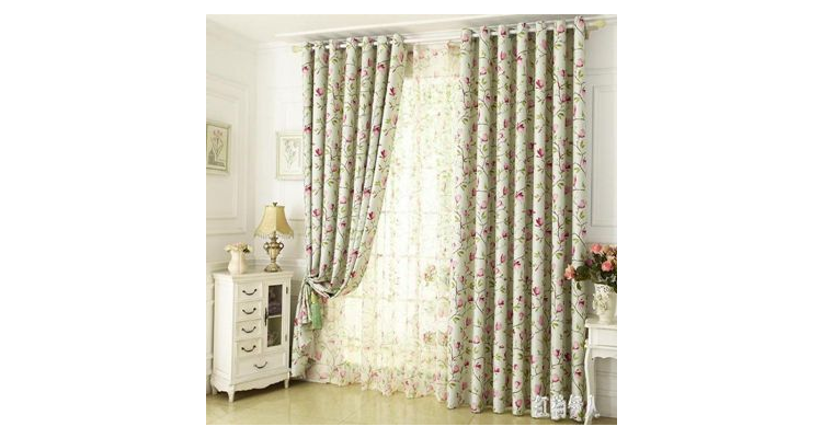 田園風歐式窗簾布成品加厚遮光布料客廳