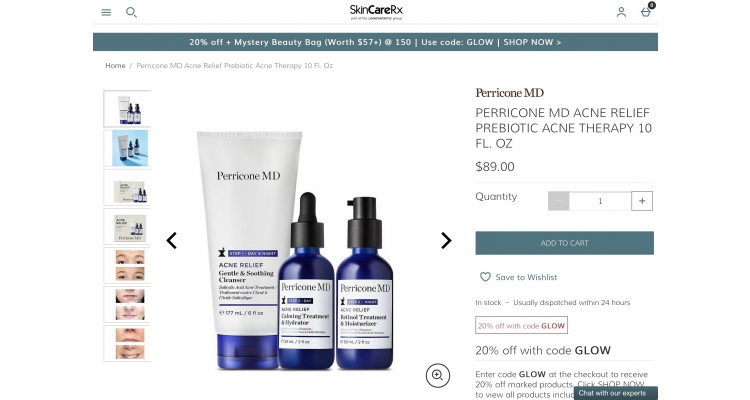 Perricone MD 套裝 20% off