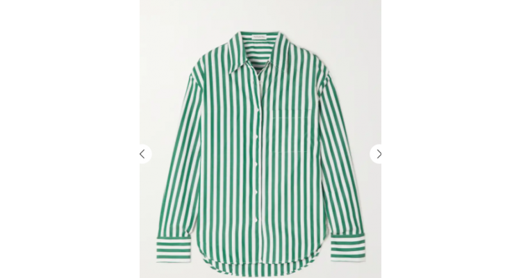 Lui striped poplin shirt