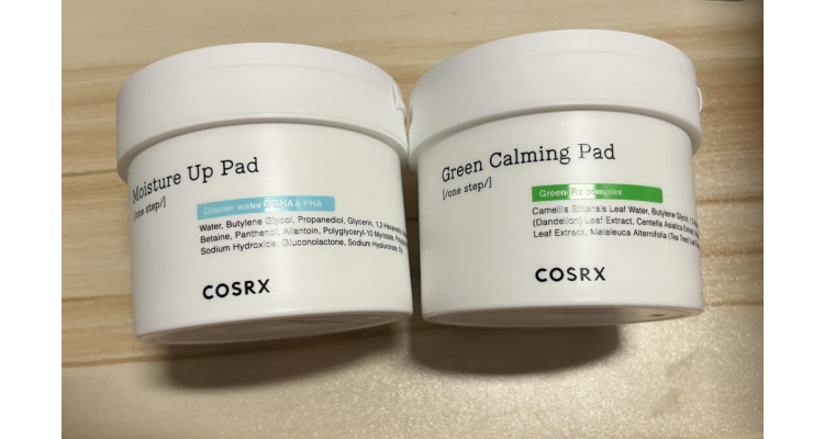 日本樂天-Cosrx green calming pad & moisture up pad 