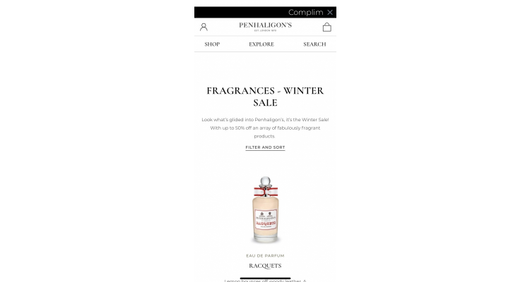 Penhaligon's 香氛蠟燭折扣