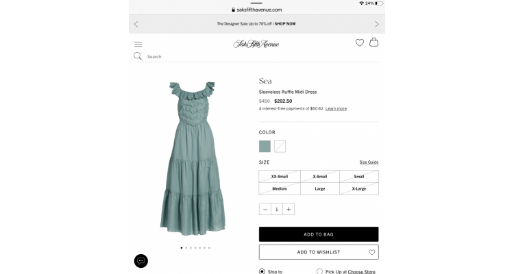 Designed dress 55% off