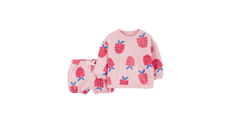 2-Piece Raspberry Sweater & Shor