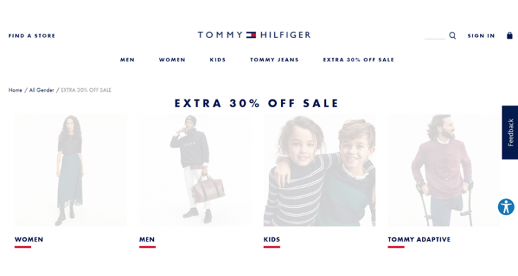 TOMMY 高達7折優惠