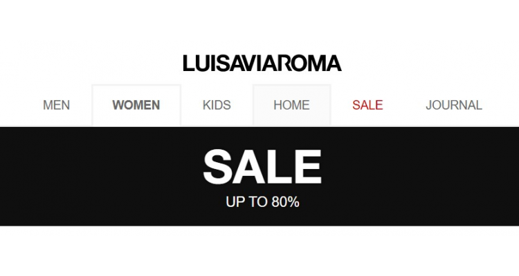 LUISAVIAROMA UP TO 80%