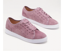 全新 Vionic Suede Lace-Up Sneakers - Keke - 女款健走鞋 隱藏矯正足弓支撐 US7.5 / UK5.5 / EU38.5 / 24.5cm