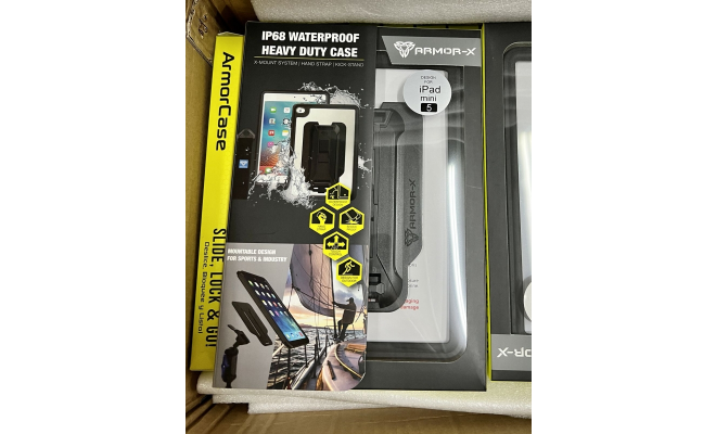 Armor-X iPad IP68 防水外殼，帶手帶、支架和 X-Mount