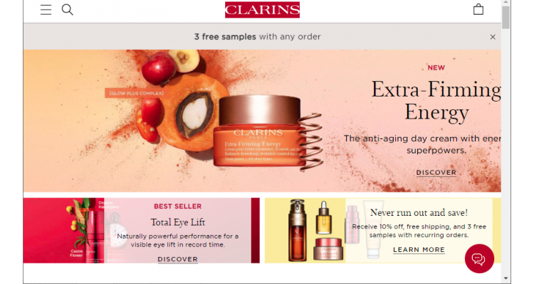 Clarins 全場低至7.5折大促