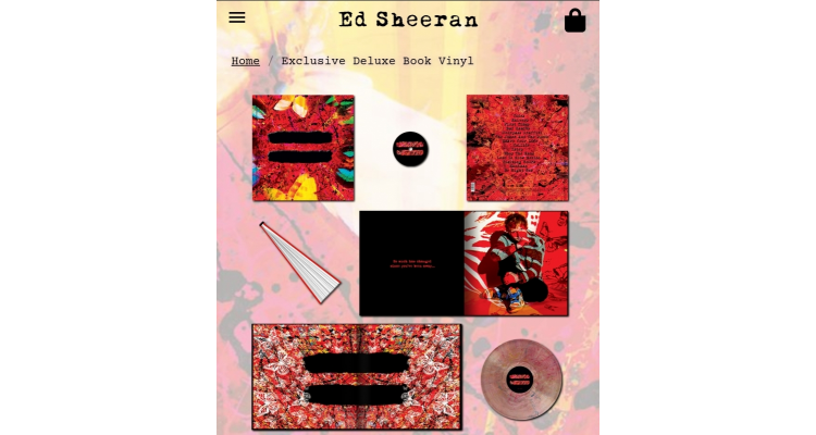 Ed Sheeran豪華版黑膠