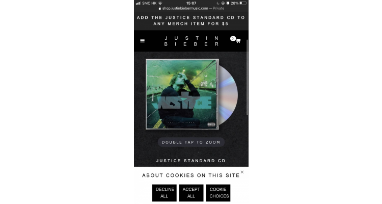 justin bieber ep cd