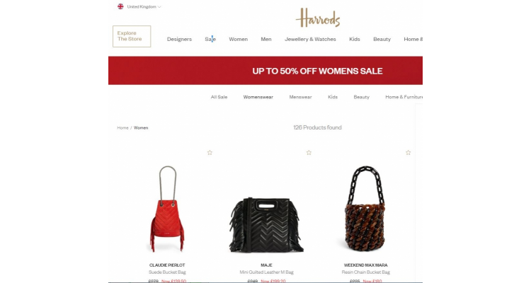 英國百貨公司harrods精選特價