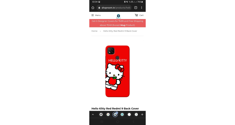 hello kitty mobile case