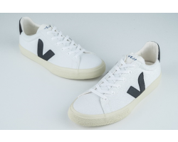 VEJA- CAMPO CANVAS WHITE BLACK [平行進口]