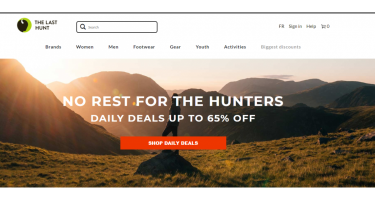 the last hunt sale
