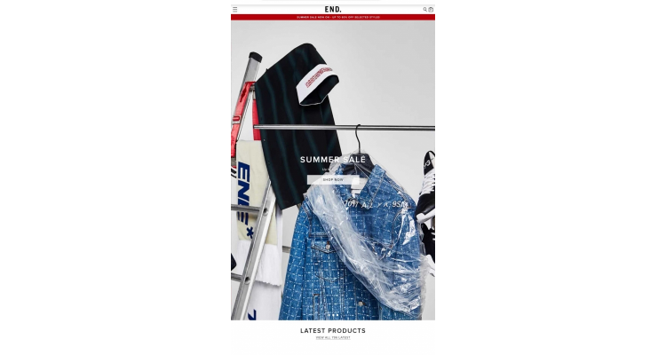 Endclothing Summer Sale 低至 4折