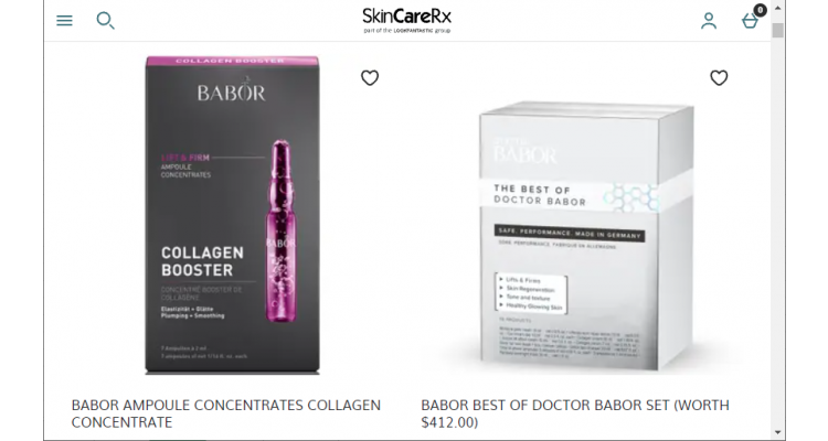 SkinCareRx 現有 Babor 享無門檻6折閃購