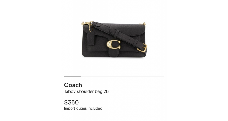 Coach TABBY SHOULDER BAG