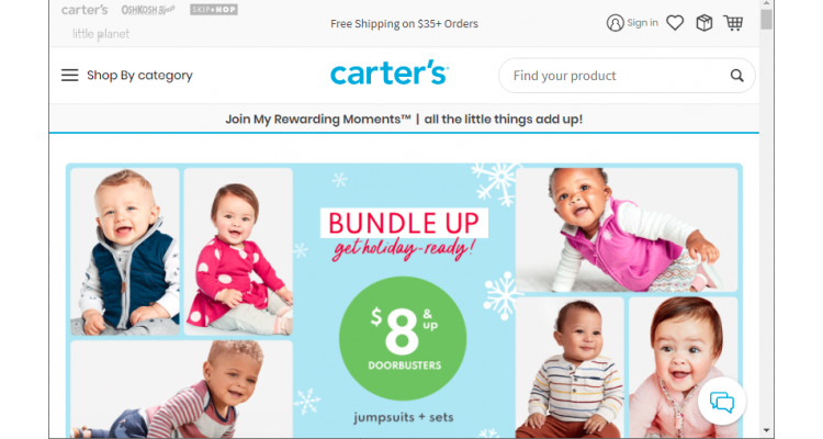 Carter's 童裝秋季新款低至2.8折