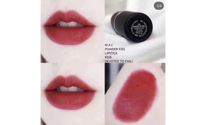MAC - 絲霧唇膏 - Devoted To Chili #316 3g