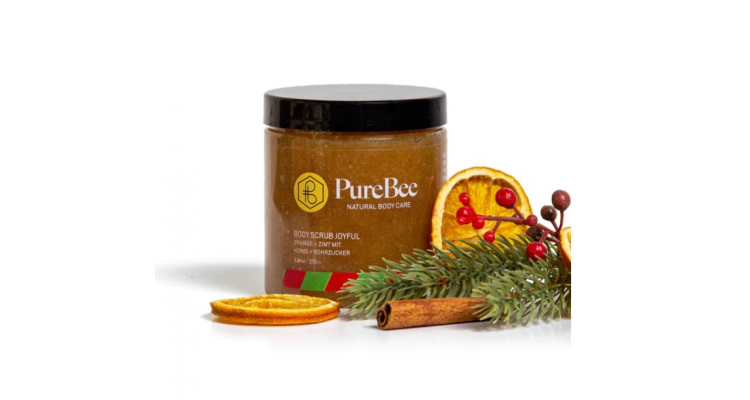 Purebee 聖誕限定身體磨砂膏