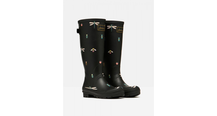 Printed Wellies With Adjustable 