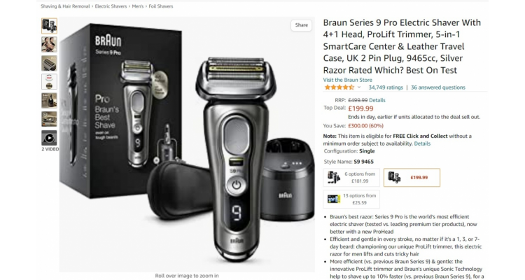 Braun Series 9 Pro 鬚刨