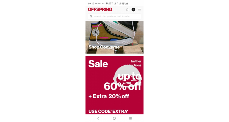 OFFSPRING 季度優惠低至4折再額外 8折