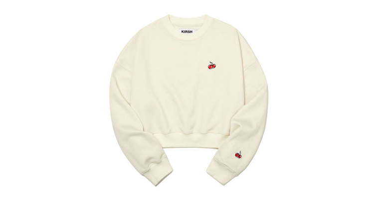 CROP RECYCLE SWEATSHIRT