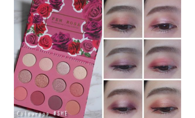 COLOURPOP FEM ROSA SHE 眼影盤 玫瑰盤 煙燻 絕版