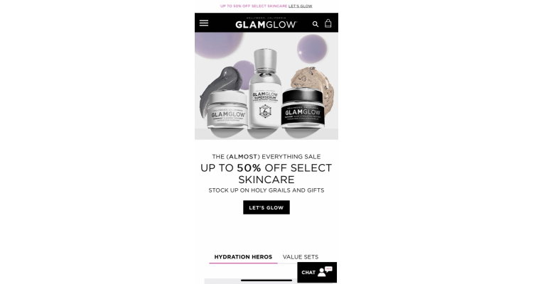 Glamglow 低至5折